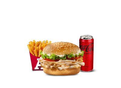 Roast Chicken Deluxe Menü