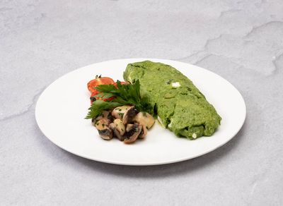 Keçi Peynirli Yeşil Omlet