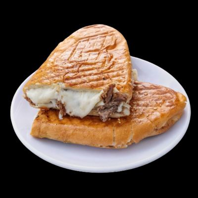 Yarım Ekmek Arası Kavurmalı Kaşarlı Tost