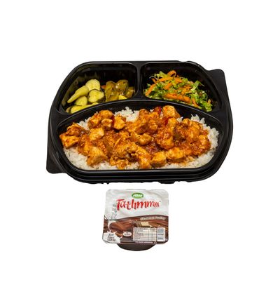 Salça Soslu Tavuk Kavurmalı Pirinç Pilavı (450 gr.)