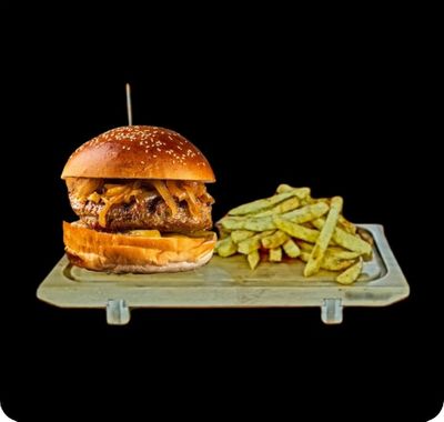Garlic Mushroom Burger Menü 2