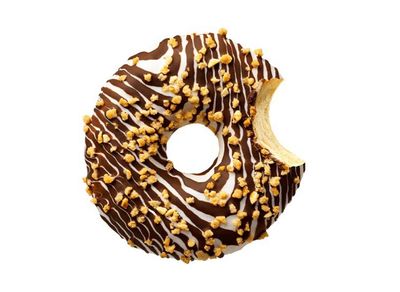 Milky Zebra Donut