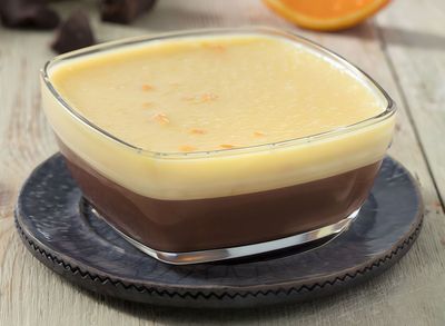 Çikolatalı Portakallı Alaçatı Muhallebisi