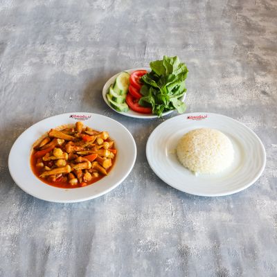 Bamya (Yarım Porsiyon) Menü