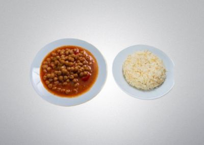 Güveçte Nohut & Pirinç Pilavı