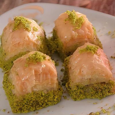 Fıstıklı Kuru Baklava (Dilim)