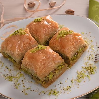 Fıstıklı Kare Baklava (Dilim)