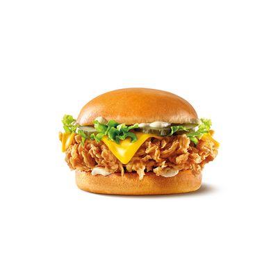 Cheese Chicken Burger Tekli