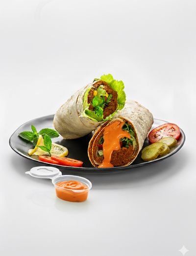 Acılı Africano Soslu Çiğ Köfte Dürüm (110 gr.)