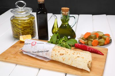 Kaşarlı Vejetaryen Döner Dürüm