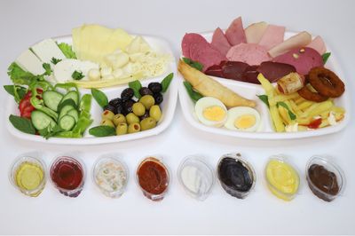 Double Serpme Kahvaltı Tabağı (2 Kişilik) (35 Çeşit)