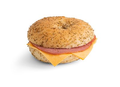 Füme Etli Peynirli Bagel Sandviç