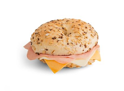 Hindi Jambon & Cheddar Peynirli Bagel Sandviç