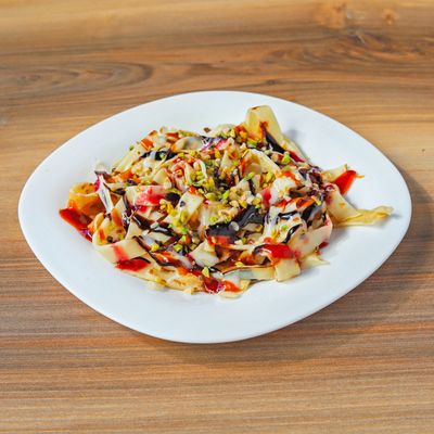 Spagetti Krep Tatlısı