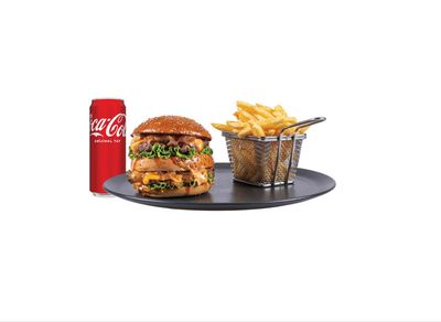 Double Cheeseburger Menü