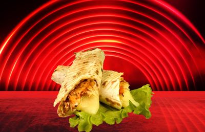 Kaşarlı Tavuk Döner Dürüm