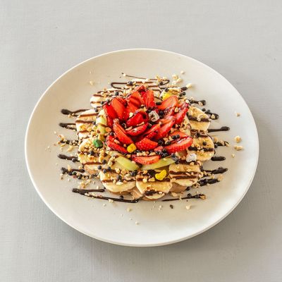 Double Meyveli Waffle