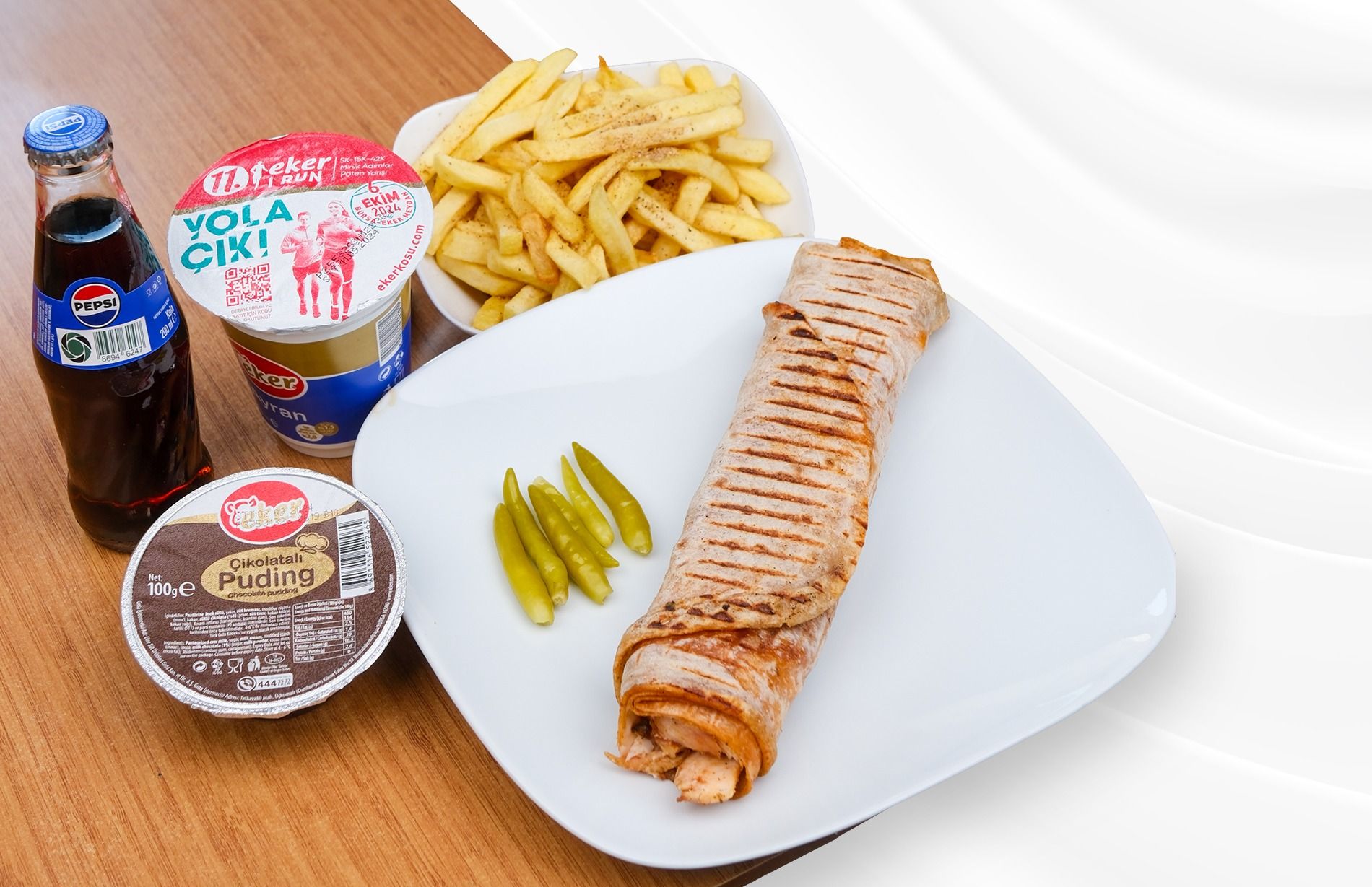 Hatay Usulü Tavuk Döner Dürüm Menü