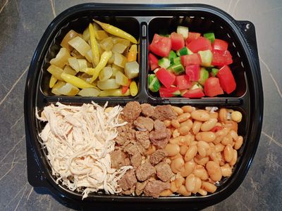 Pilav Üstü Kavurma & İspir Fasulye & Tavuk