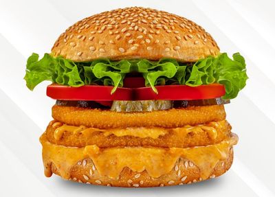 Acılı Double Chicken Burger