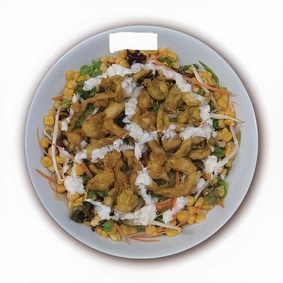 Köri Soslu Tavuk Salatası