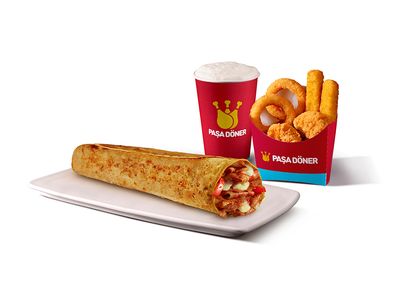 Gurme Lavaş Döner (75 gr.) & Çıtır Miks Menü
