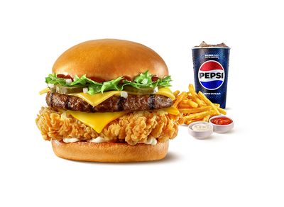 Deluxe Burger Menü