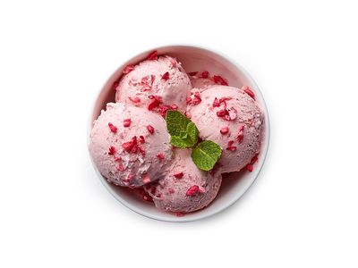 Çilekli Dondurma (750 gr.)