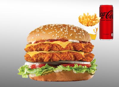 Super Star Chicken Burger Menü