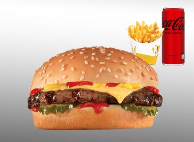 Big Burger with Cheese Menü