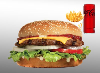 Famous Star with Cheese Burger Menü