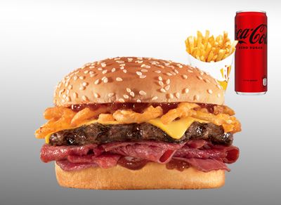 Western BBQ Burger Menü