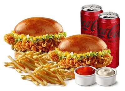 Coca-Cola Fırsatı 4 (2 Kişilik Cajun Burger Menü)