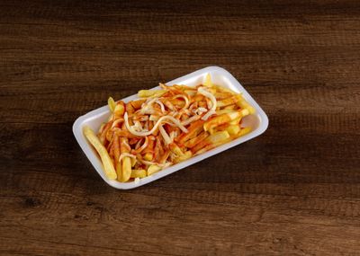 Soslu Kaşarlı Patates Kızartması (Küçük)