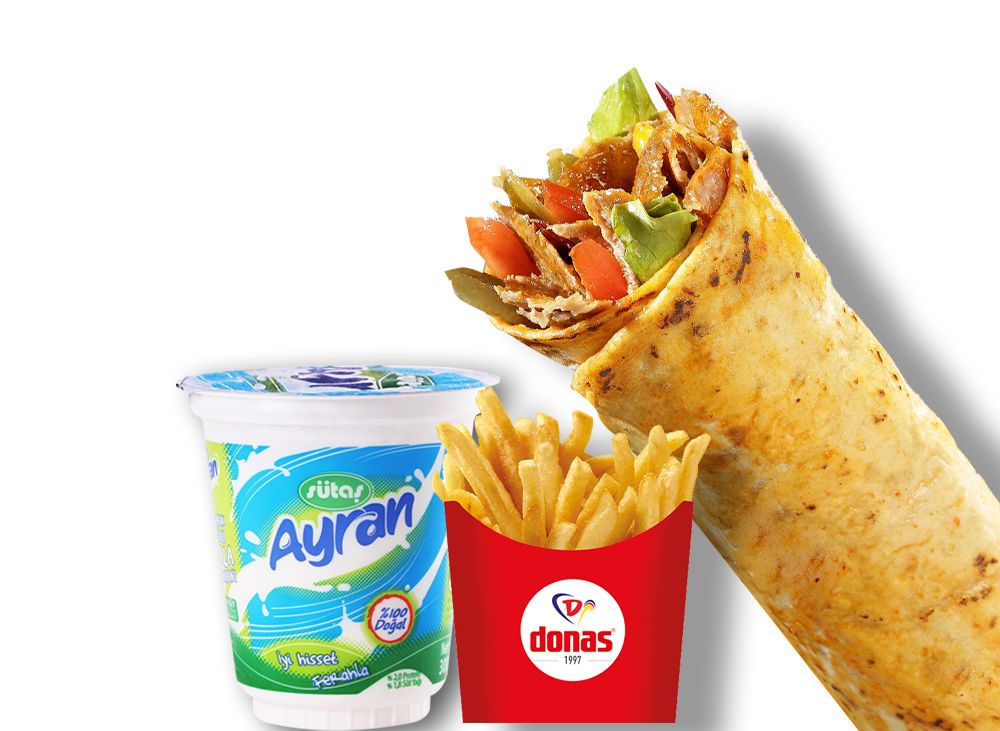 Donas Et Döner Dürüm Menü 1