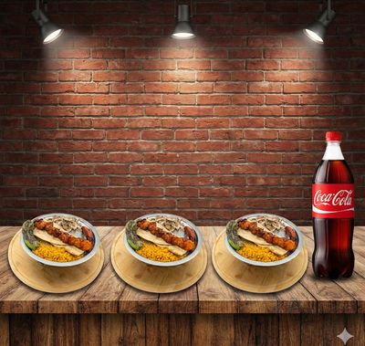 3'lü Tavuk Şiş Menü