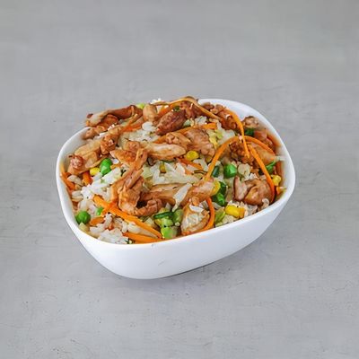 Kızarmış Tavuklu Pilav