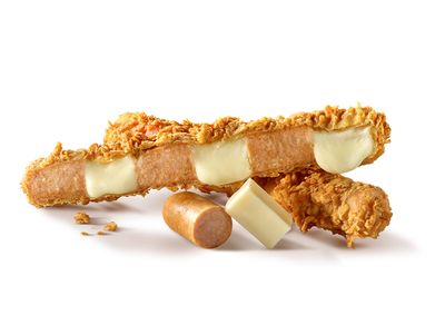 Sosisli Kaşarlı Cajun Şiş (Adet)