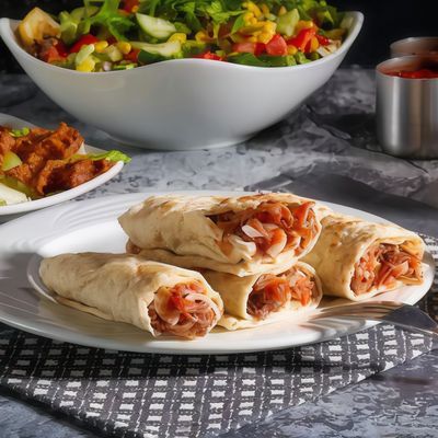 Soslu Soğanlı Et Döner Dürüm