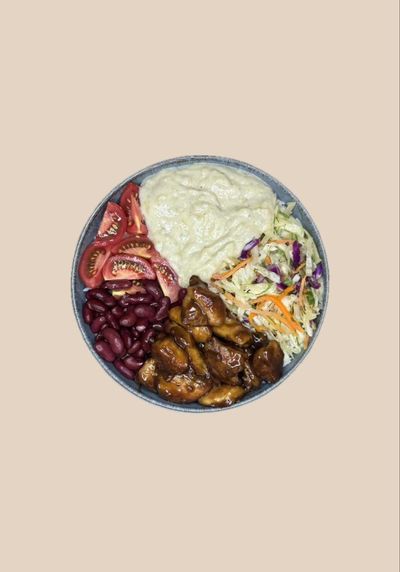 Barbekü Soslu Tavuklu Bowl