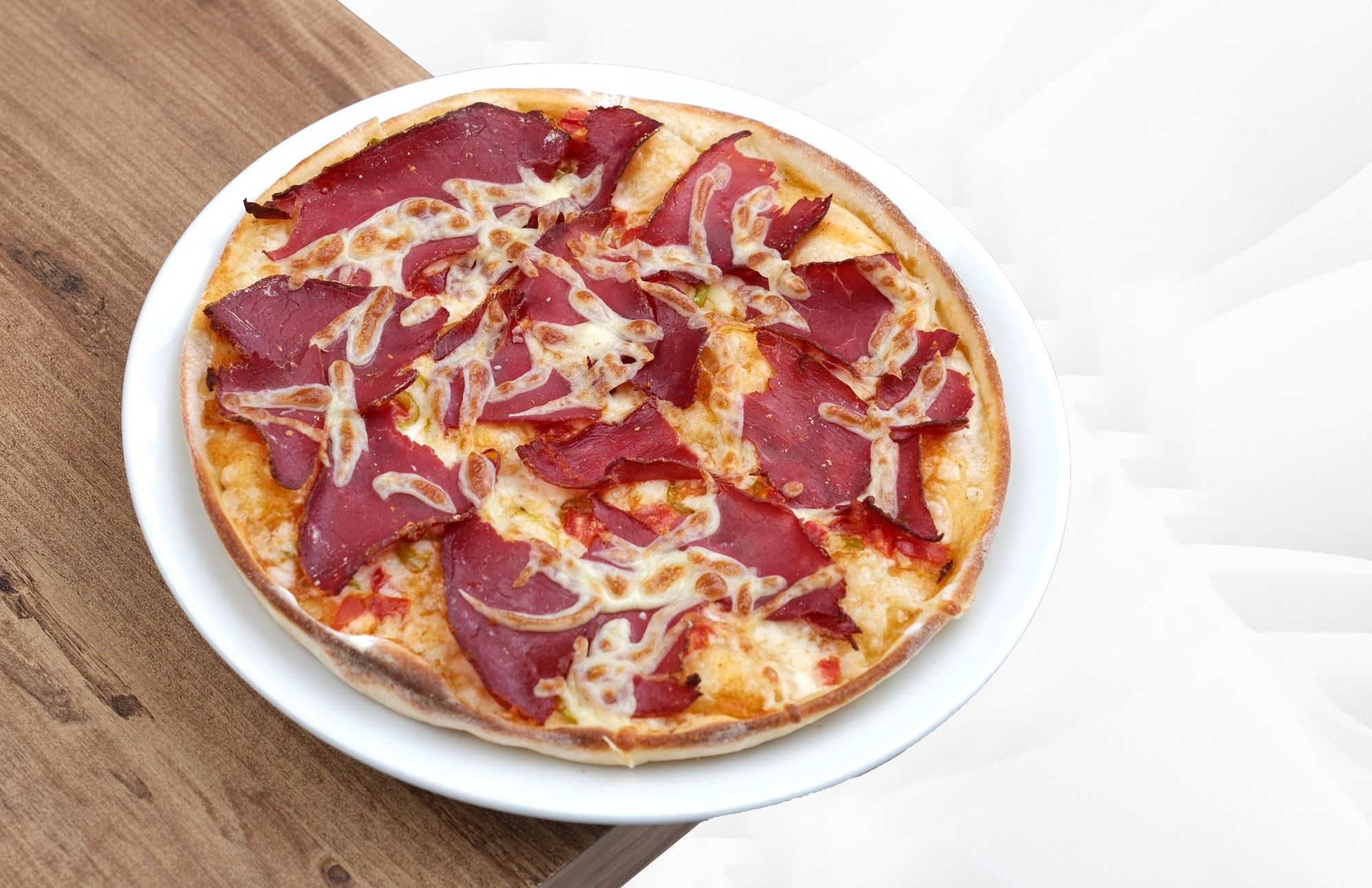 Pastırmalı Pizza (Orta Boy)