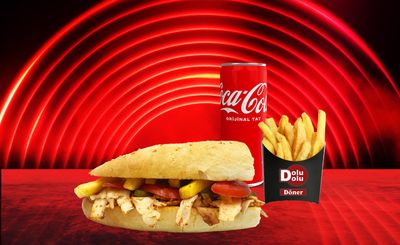 Yarım Ekmek Tavuk Döner Menü