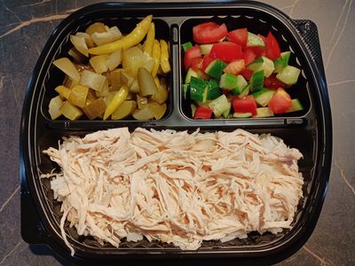 Tavuklu Pilav (400 gr. Pilav & 100 gr. Tavuk)