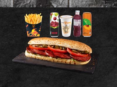 Patatesli Tam Porsiyon Ekmek Arası Sucuk Menü