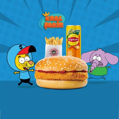 Çocuk Tavuk Burger Menü