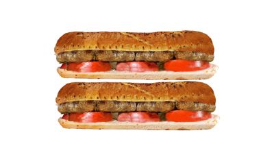 2'li Köfte Ekmek + Patates + 2 Ayran