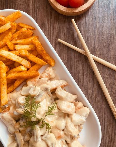 Kremalı Mantarlı Tavuk