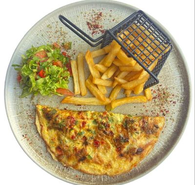 Mantarlı Sebzeli Omlet