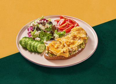 Ekmek Üstü Kahvaltı Tabağı