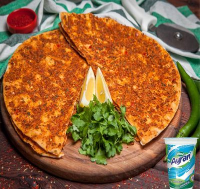 3'lü Lahmacun & Ayran Menü